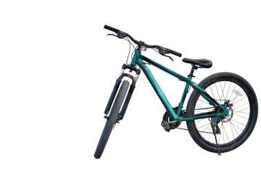 bisiklet beyaz arkaplanda izole edildi