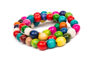 renkli ahşap boncuk