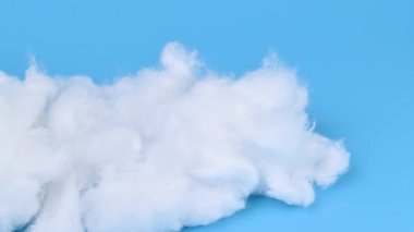 Tıbbi pamuğun yakın çekim videosu.