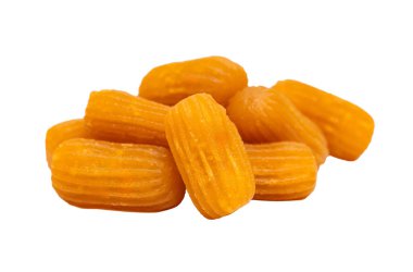 Tulumba beyaz arkaplanda izole edildi