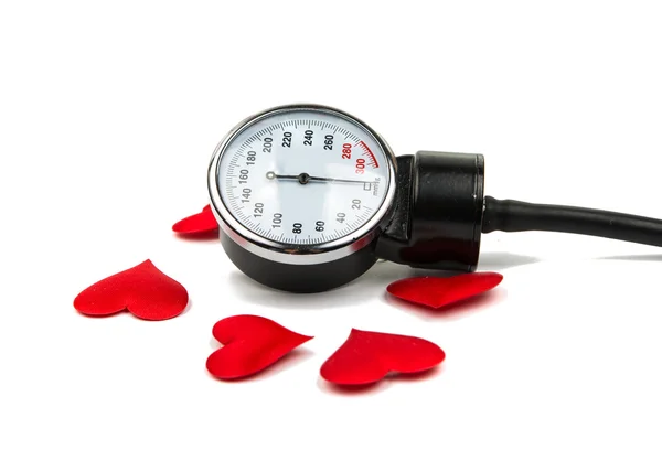 Blood pressure meter medical equipment — Stock Photo, Image