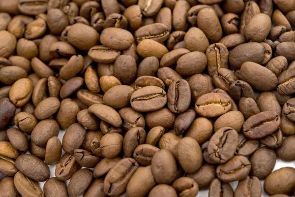 Granos de café tostados textura de fondo . — Foto de Stock