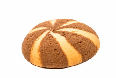 lezzetli çikolata çizgili kurabiye