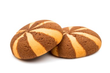 lezzetli çikolata çizgili kurabiye