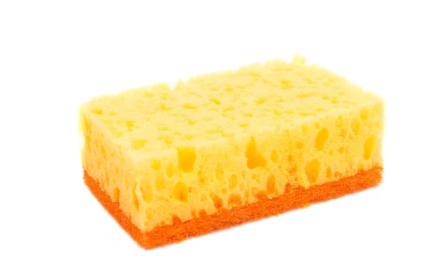 Yellow kitchen sponge — Stock Photo, Image