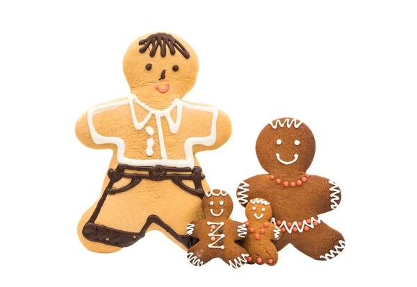 Gingerbread man isolated — Stock Photo, Image