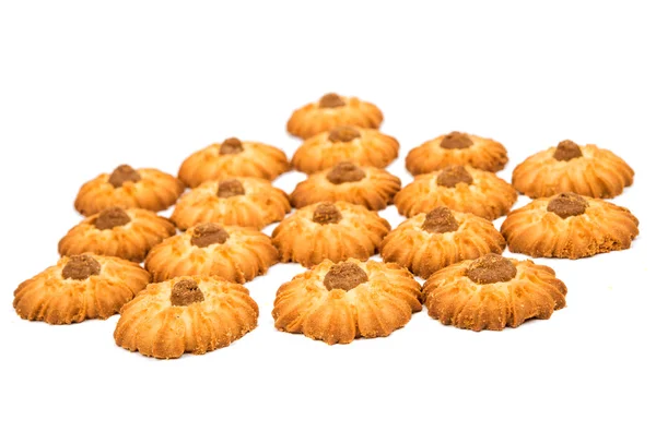 Butter cookies isolated — Stock Photo, Image