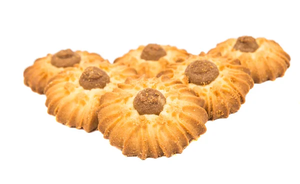 Cookie-uri de unt izolate — Fotografie, imagine de stoc