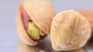 Fıstık fıstığının yakın çekim videosu.