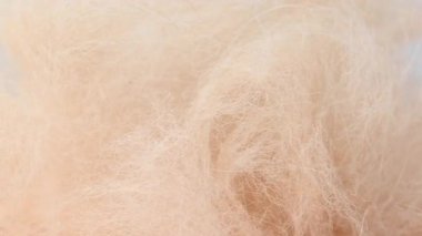 Hayvan kılı arkaplanının yakın çekim videosu