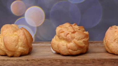 Eklerlerin yakın çekim videosu