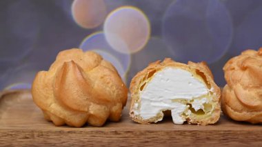 Eklerlerin yakın çekim videosu