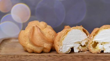 Eklerlerin yakın çekim videosu