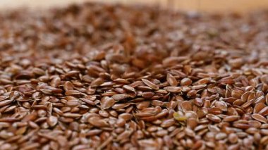 Keten tohumlu yakın plan arkaplan videosu