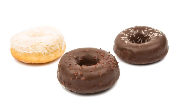 Donuts comer grasa — Foto de Stock