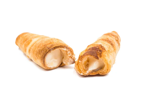 Rotoli con crema — Foto Stock