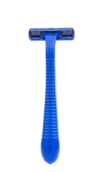 Blue shaving razor — Stock Photo, Image