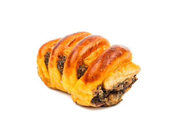 Strudel di semi di papavero — Foto Stock