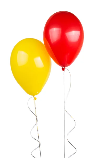 Kolorowe balony na białym tle — Zdjęcie stockowe