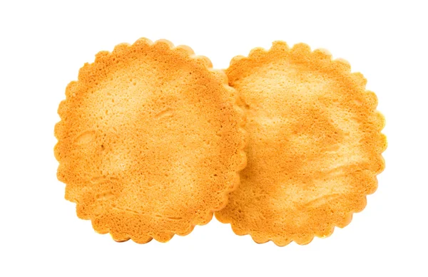 Cookies flower on a white background — Stock Photo, Image