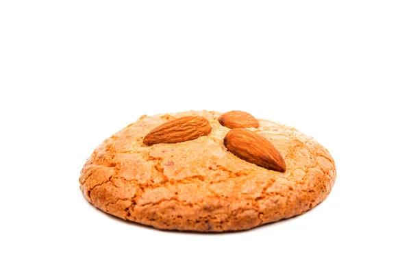 Almond cookies with nuts — Stock Photo, Image