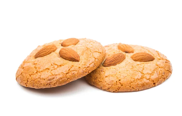 Almond cookies with nuts — Stock Photo, Image