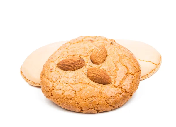 Almond cookies with nuts — Stock Photo, Image