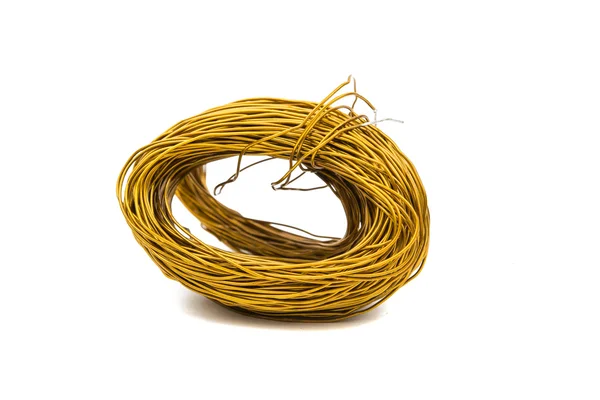 A coil of copper wire — Stock Photo, Image