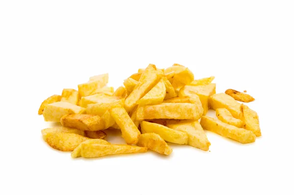 Patates kızartması ve tava sepet — Stok fotoğraf