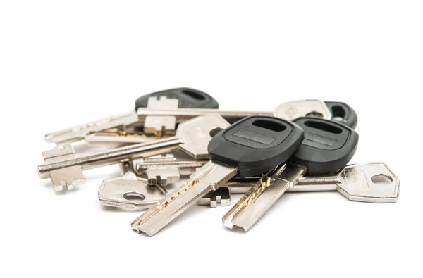 Anodized metal keys — Stock Photo, Image