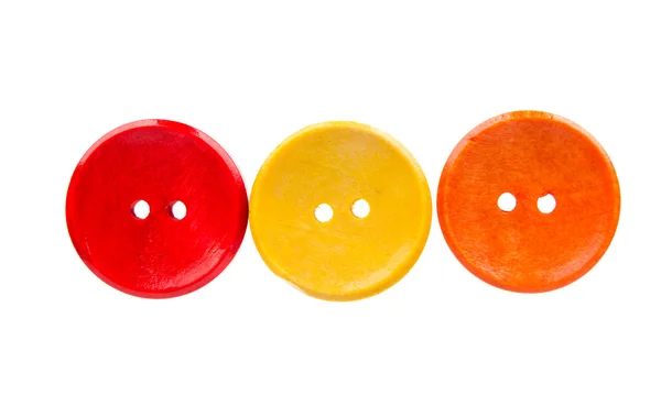 Colored buttons on a white background — Stock Photo, Image