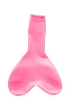 pembe kalp balon 