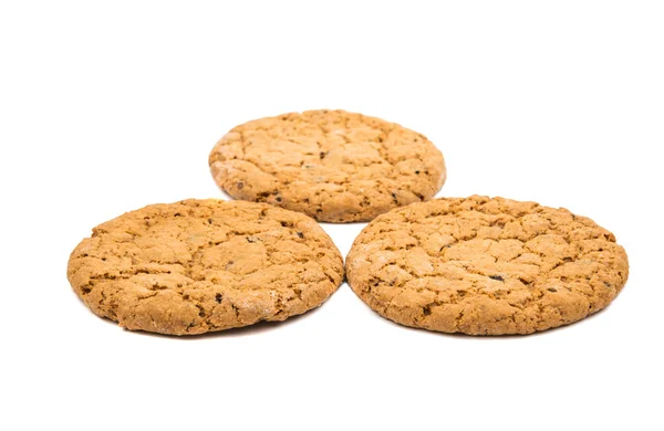 Pile of cookies isolated — Stock Photo, Image