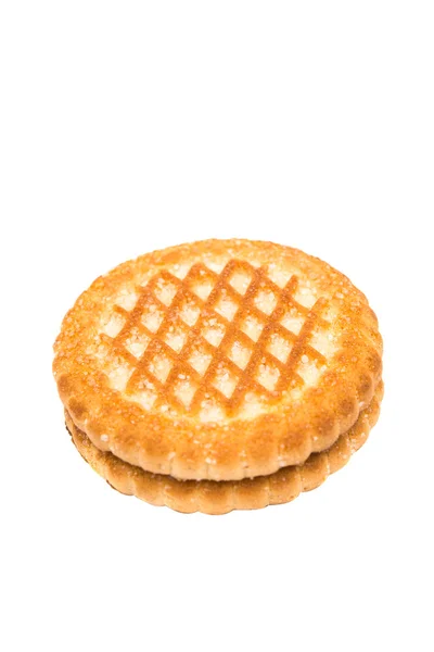 Runde Plätzchen-Cracker — Stockfoto