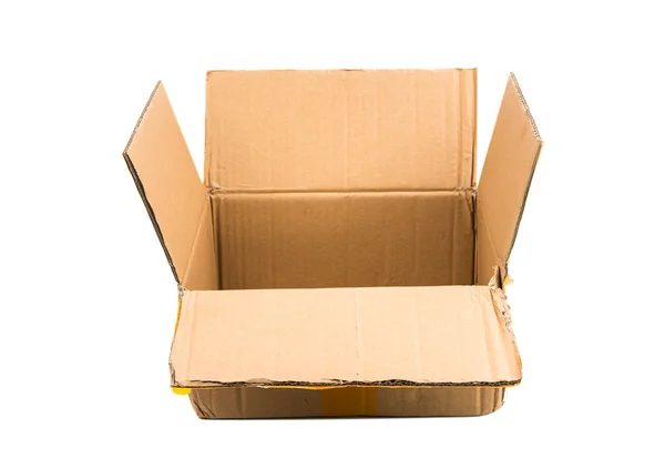 Caixa de papelão caixa — Fotografia de Stock
