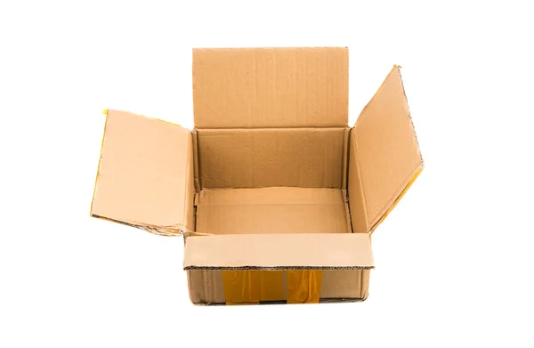 Cartone scatola di cartone — Foto Stock