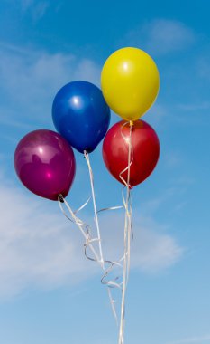 Renkli balon hava 