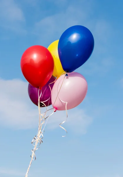 Balões coloridos a ar — Fotografia de Stock