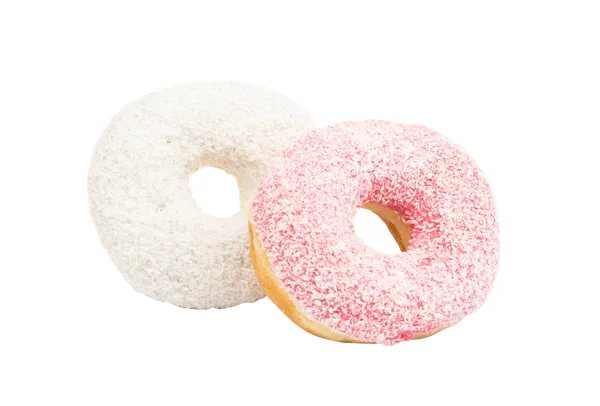 Twee verschillende donuts — Stockfoto