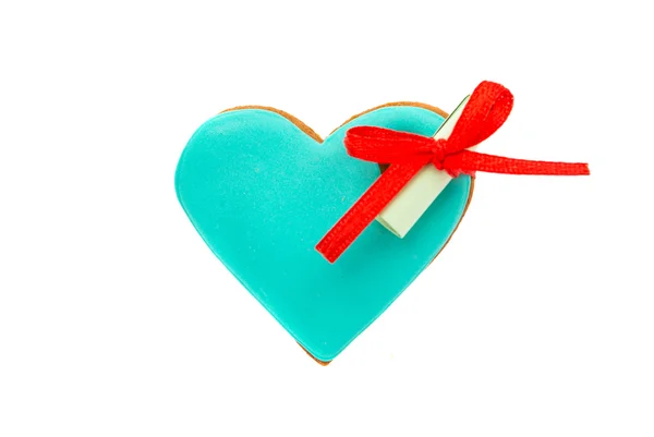 Cookies heart with surprise — Stock Photo, Image