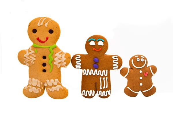 Gingerbread man isolated — Stock Photo, Image