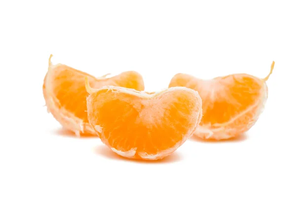 Zralé mandarinka, samostatný — Stock fotografie