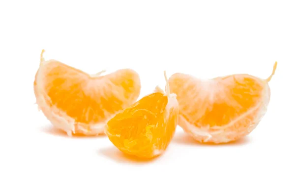 Ripe tangerine isolated — Stock Photo, Image