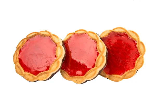 Cookies with jelly — Stock Photo, Image