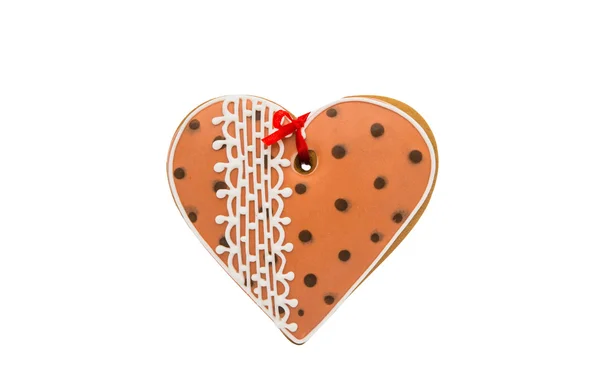 Güzel kalp kurabiye — Stok fotoğraf