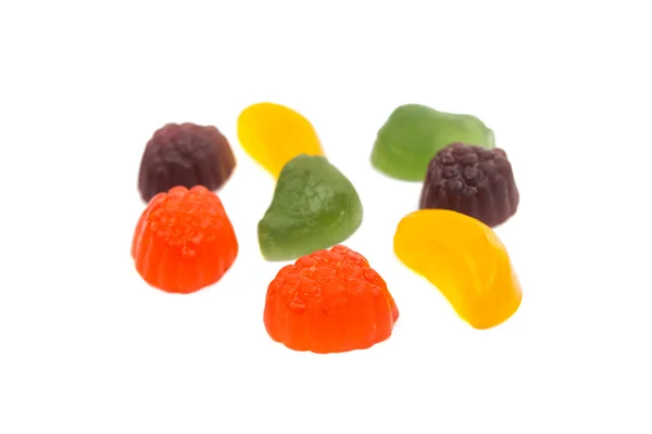 Fruit gelei snoepjes — Stockfoto