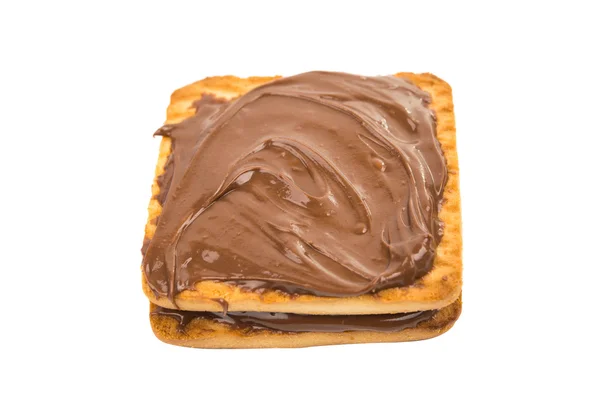 Biscoitos com recheio de chocolate — Fotografia de Stock