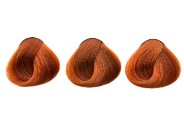 saç renkleri ayarlayın. renk tonları.