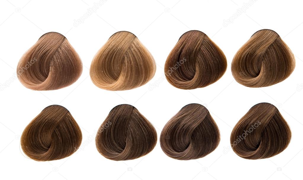 Hair Colors Set. Tints.