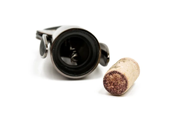 Moderne corkscrew geïsoleerd — Stockfoto